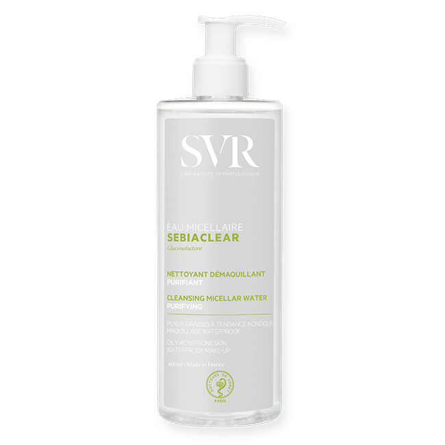 SVRSebiaclearMattifyingPurifyingCleansingWater400ml SVR Sebiaclear Eau Micellaire Água Micelar 400ml - Image 1