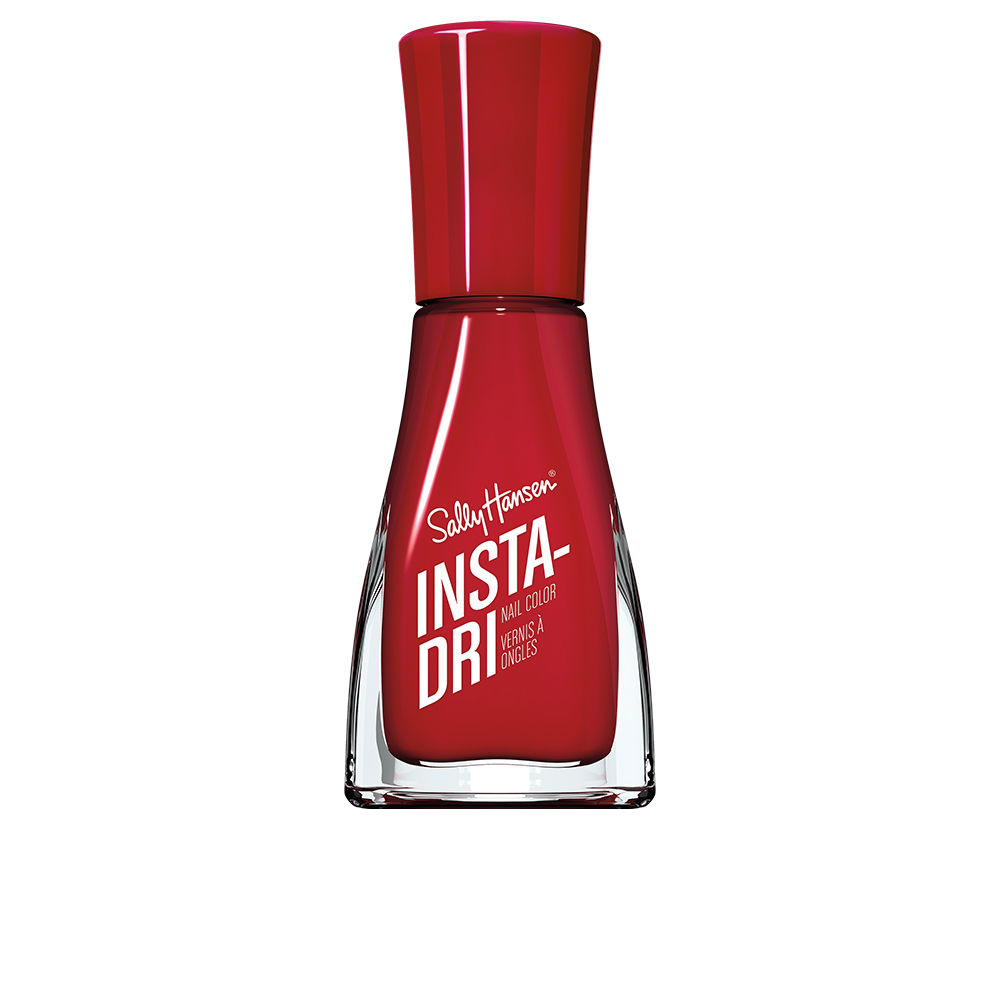 SallyHansenInsta-DriNailColor383 Bottle of Insta-Dri Nail Color 383 by Sally Hansen, a 3-in-1 nail polish indicated for a quick drying and streak-free shine.