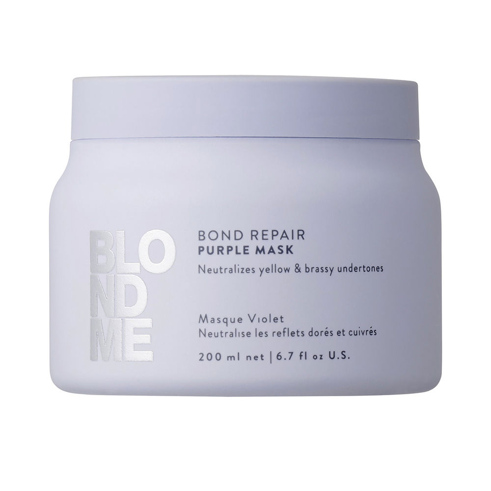 SchwarzkopfBlondmeBondRepairPurpleMask200ml Schwarzkopf Blondme Bond Repair Purple Mask 200ml