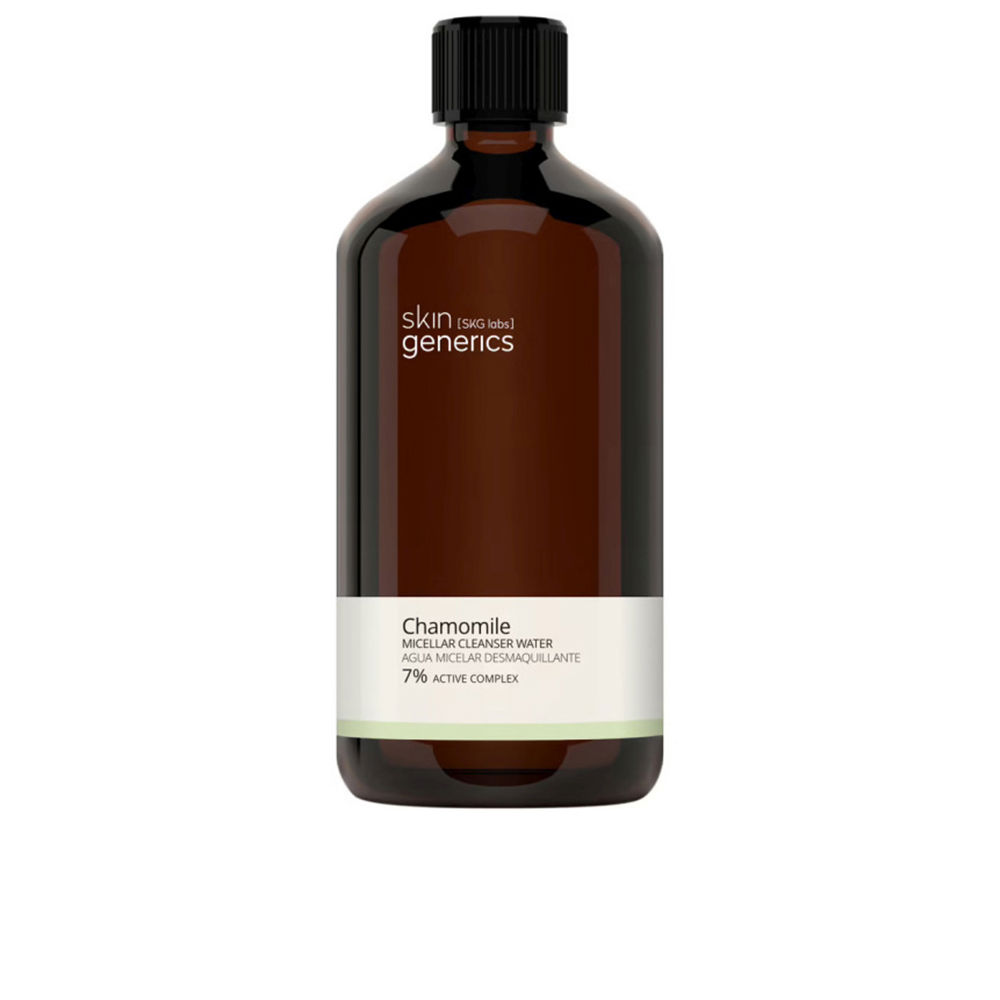 SkinGenericsChamomileMicellarWater7%250ml Bottle of Skin Generics Chamomile Micellar Water 7% by Skin Generics, a micellar water indicated for removing makeup and impurities.