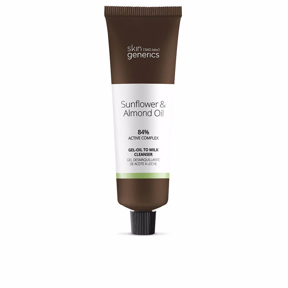 SkinGenericsSunflower&AlmondOilGel-OilToMilkCleanser100ml Skin Generics Sunflower & Almond Oil Gel-Oil To Milk Cleanser 100ml