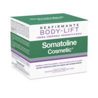 Bottle  of  Somatoline  Cosmetic  Body  Lift  Body  Firming  by  Somatoline  Cosmetic,  a  firming  cream  indicated  for  skin  elasticity.