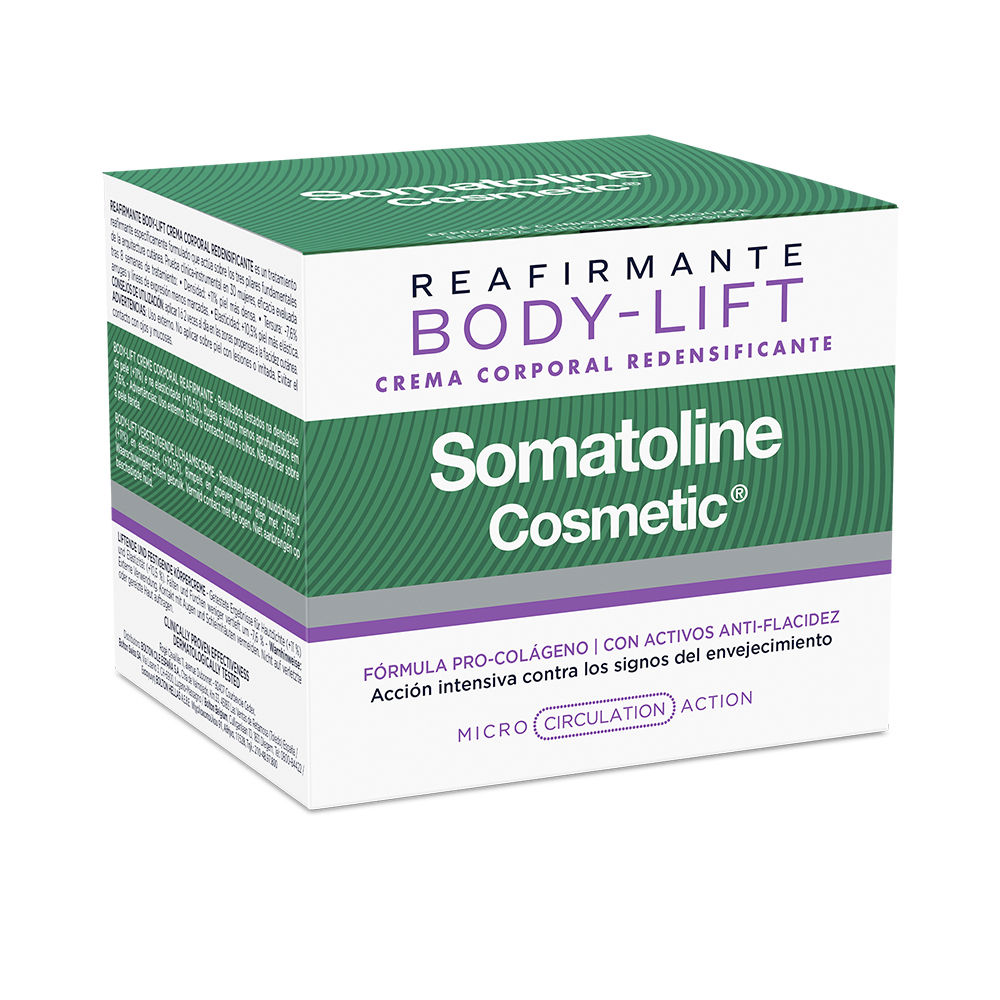 SomatolineCosmeticBodyLiftBodyFirming250ml Bottle of Somatoline Cosmetic Body Lift Body Firming by Somatoline Cosmetic, a firming cream indicated for skin elasticity.