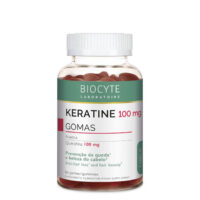 Box  of  Biocyte  Keratine  Food  Supplement  Gummies,  a  gummy  supplement  indicated  for  reducing  and  preventing  hair  loss.