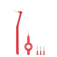 Box  of  Curaprox  Prime  Plus  Handy  Kit  Interdental  Brush  by  Curaprox,  a  brush  indicated  for  cleaning  tight  interdental  spaces.