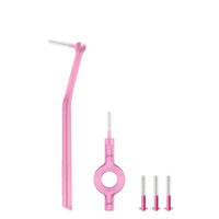 Box  of  Curaprox  Prime  Plus  Handy  Kit  Interdental  Brush  by  Curaprox,  a  brush  indicated  for  cleaning  tight  interdental  spaces.