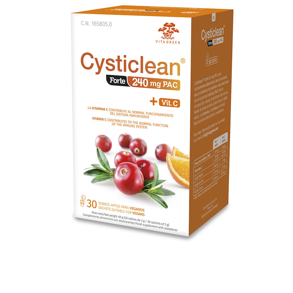CysticleanForteWithPacAndVitCAndCranberrySachetsx30 Cysticlean フォルテ PAC & ビタミンC & クランベリー サシェ x30 - 画像 (1)