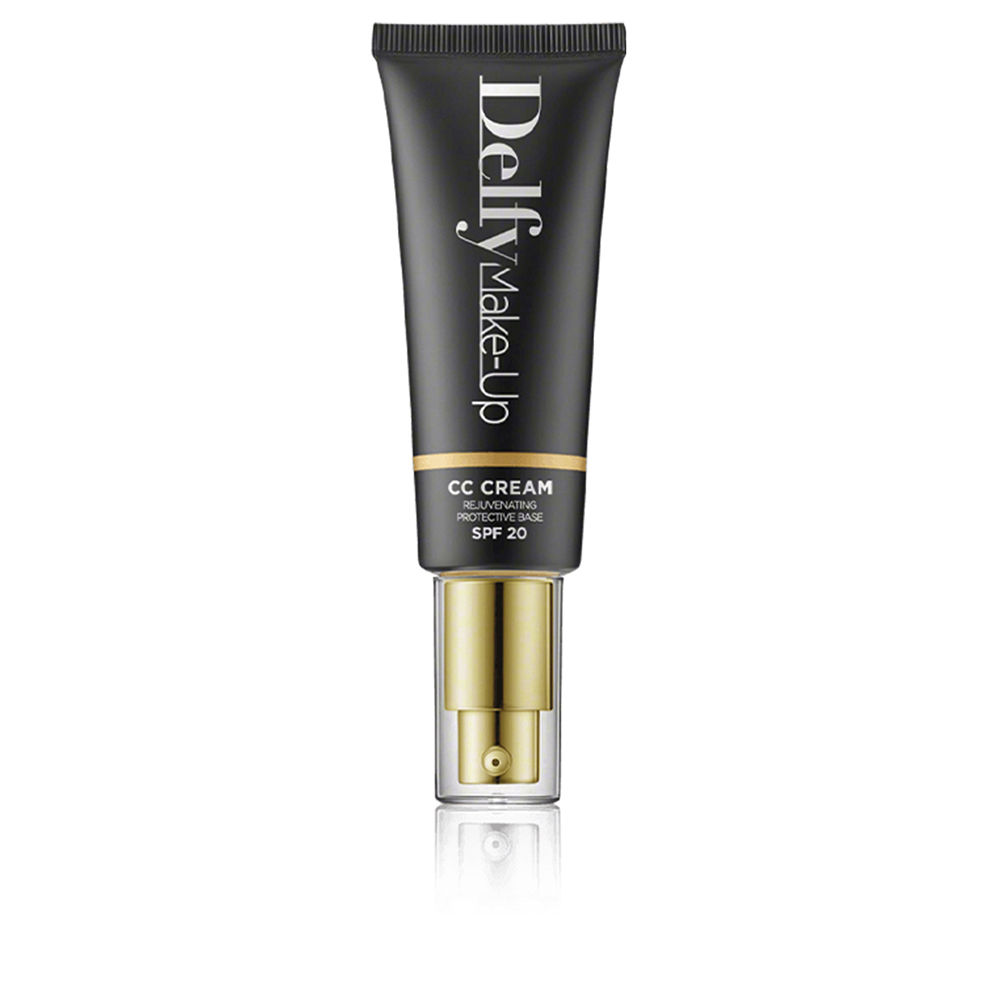 DelfyCCCreamSPF20ColorSand40ml Tube of Delfy CC Cream SPF20 Color Sand by Delfy, a silky cream indicated for evening out skin tone and providing SPF20 protection.