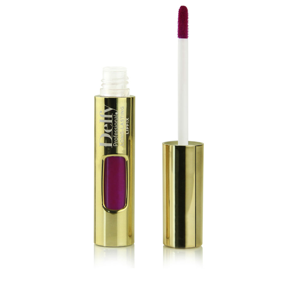 DelfyLipfixGoldLiquidLipstickColorFuchsiaRosa8g Delfy Lipfix Gold Liquid Lipstick Color Fuchsia Rosa 8g