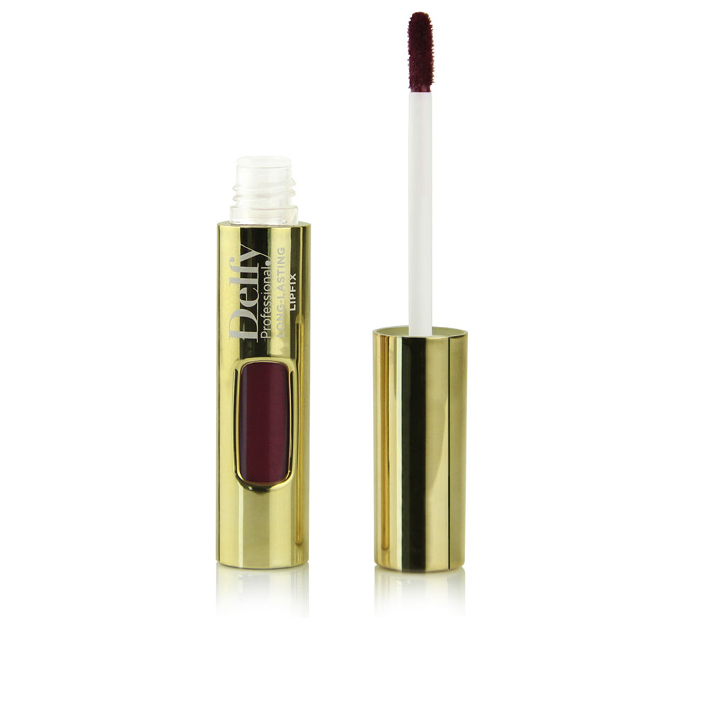 DelfyLipfixGoldLiquidLipstickColorMarsalaGlitter8g Delfy Lipfix Gold Liquid Lipstick Color Marsala Glitter 8g