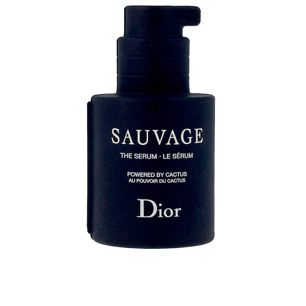 DiorSauvageTheSerum50ml Bottle of Dior Sauvage The Serum by Dior, a face serum indicated for hydrating and reducing the first visible signs of aging.