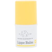 Tube  of  Drunk  Elephant  Lippe  Lip  Balm  by  Drunk  Elephant,  a  smooth  balm  indicated  for  moisturizing  and  protecting  lips.