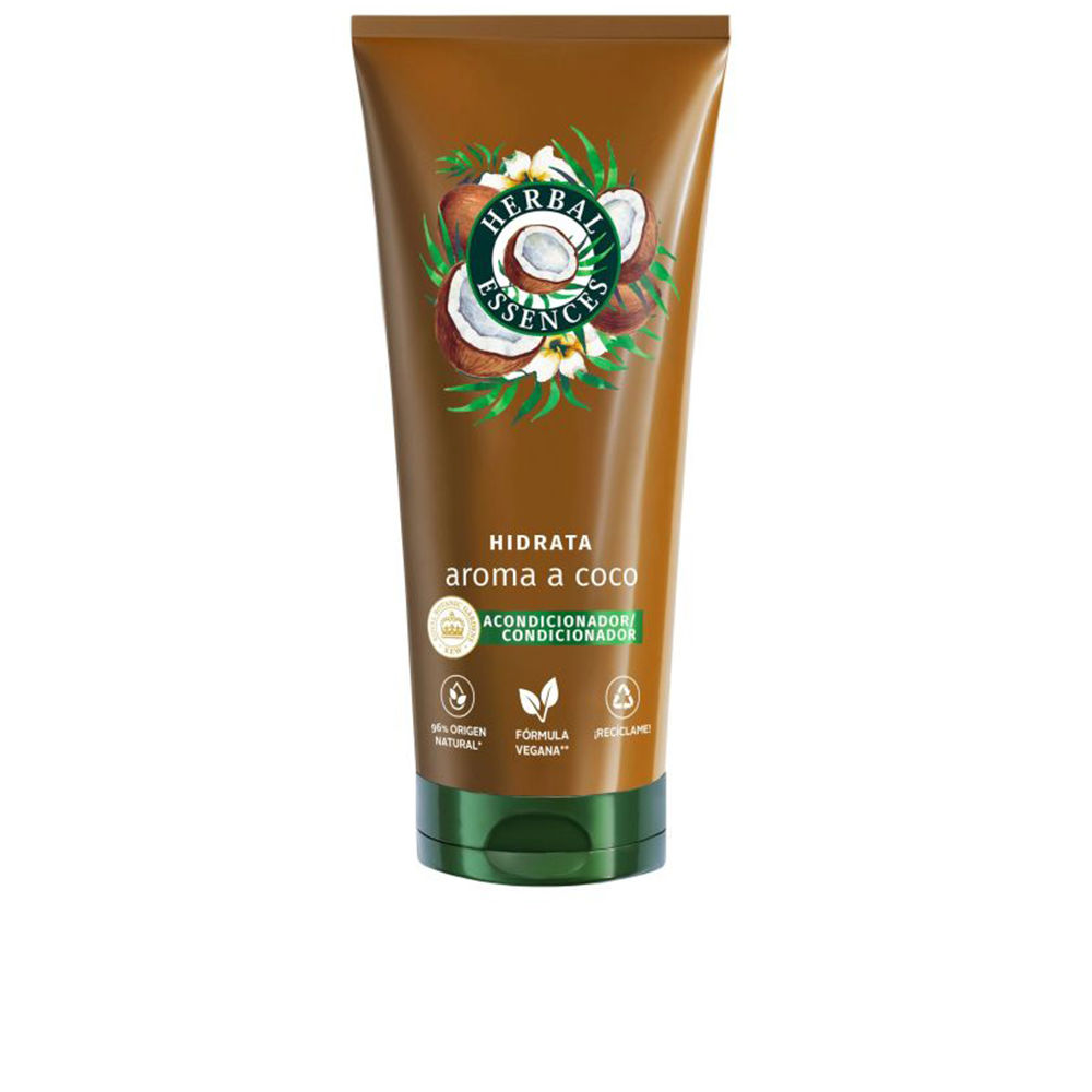 HerbalEssencesCocoMoisturizingConditioner350ml Bottle of Herbal Essences Coco Moisturizing Conditioner by Herbal Essences, a creamy conditioner indicated for hair hydration.