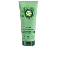 Bottle  of  Herbal  Essences  Mint  Nourishing  Conditioner  by  Herbal  Essences,  a  creamy  conditioner  indicated  for  hair  nourishment.