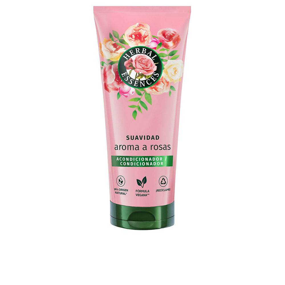 HerbalEssencesRosesSoftnessConditioner250ml Bottle of Herbal Essences Roses Softness Conditioner by Herbal Essences, a creamy conditioner indicated for hair softness.
