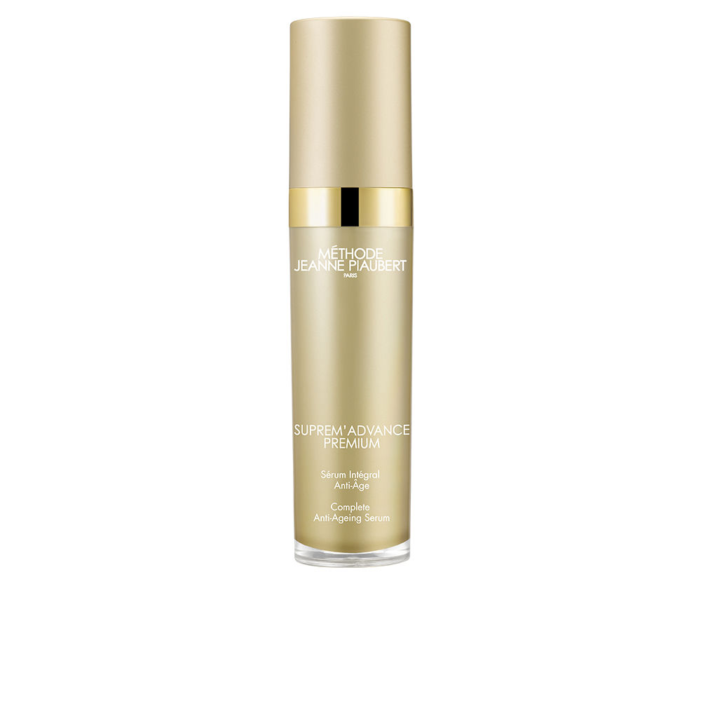 JeannePiaubertSuprem'AdvancePremiumCompleteAnti-AgingSerum30ml Bottle of Jeanne Piaubert SupremAdvance Premium Complete Anti-Aging Serum by Jeanne Piaubert, a fluid serum for wrinkles.