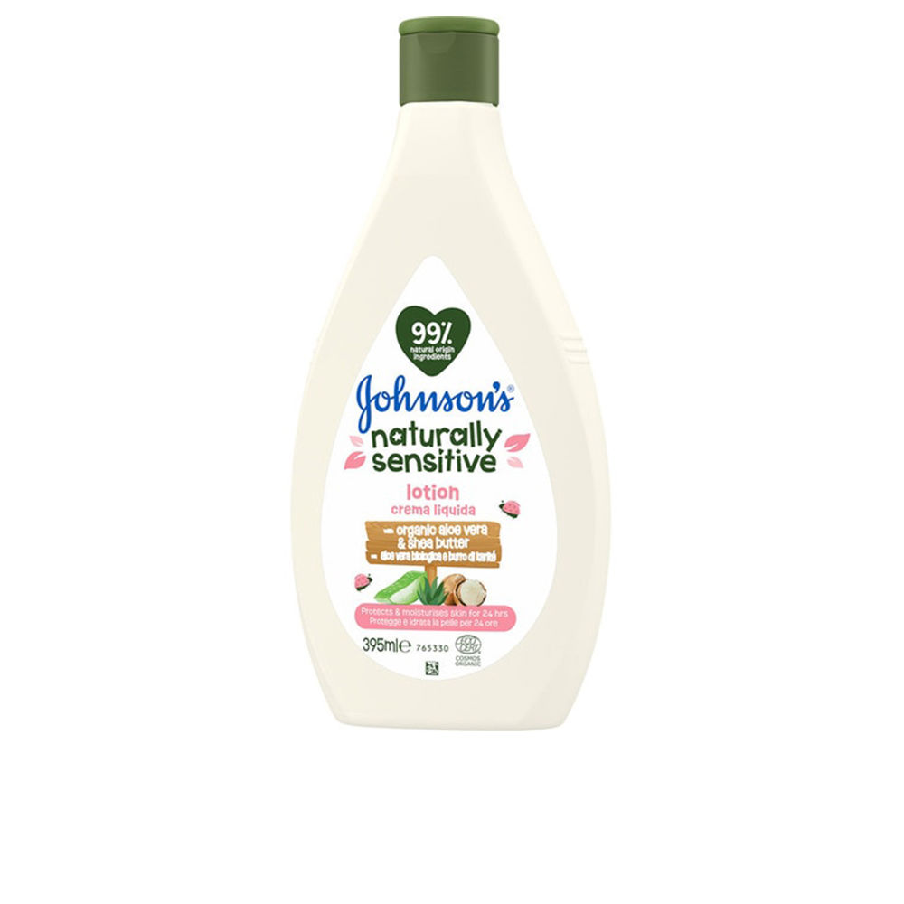 JohnsonsBabyBioNaturallySensitiveAloeVeraBodyLotion395ml Johnson's Baby Bio Naturally Sensitive Aloe Vera Body Lotion 395ml - Image 1