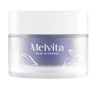 Jar  of  Melvita  Nectar  Sublime  Velvety  Redensifying  Cream,  a  creamy  cream  indicated  for  firming  and  reshaping  the  skin.