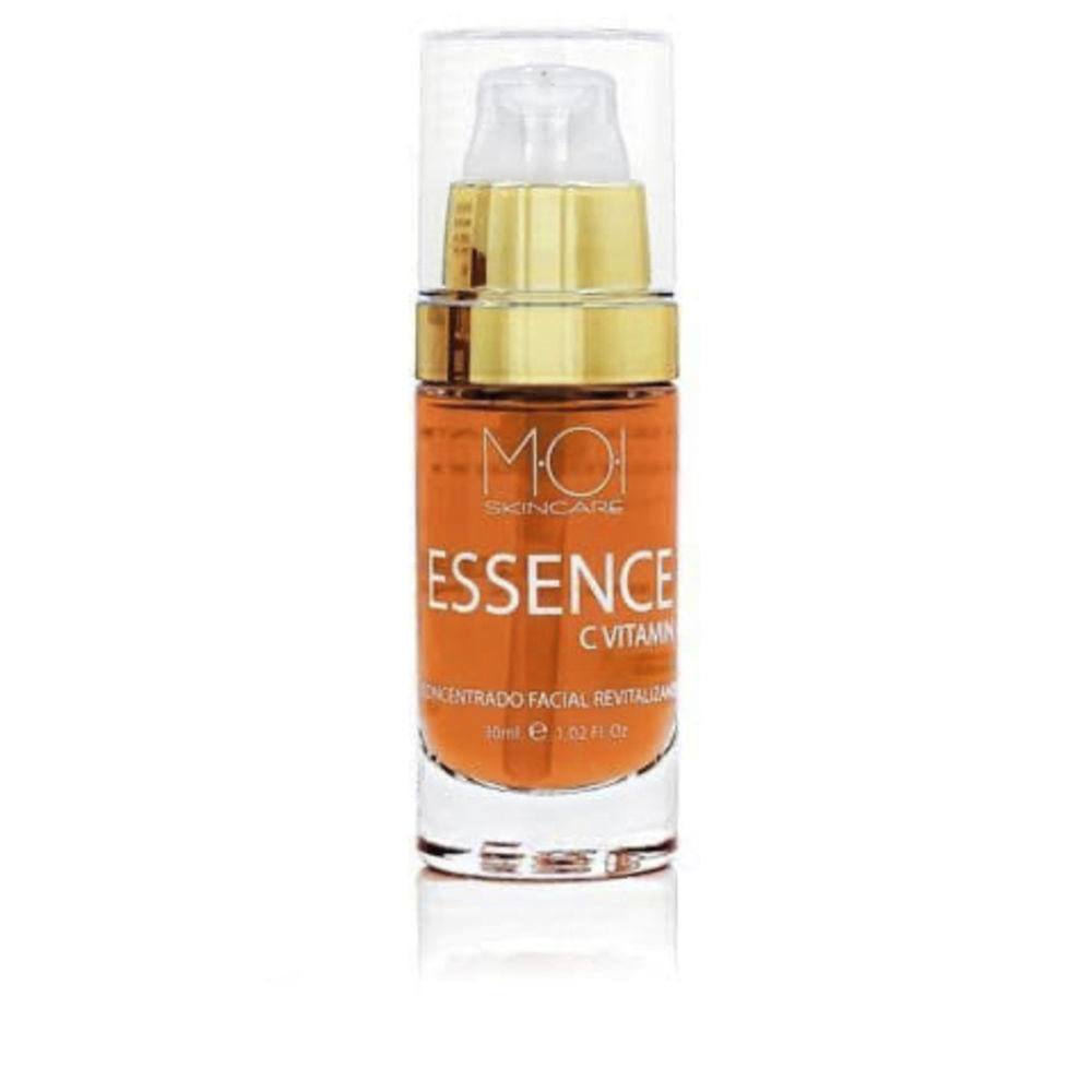 MoiEssenceVitaminCFacialConcentrate30ml Bottle of Moi Essence Vitamin C Facial Concentrate by Moi, a serum indicated for brightening and revitalizing the skin.