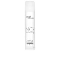 Tube  of  Moi  Silver  Cream  Hands  Cream  by  Moi,  a  rich  cream  indicated  for  nourishing  and  protecting  dry  hands.