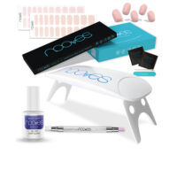 Nooves Gel Sheets Rose Premium Luxe False Nails Manicure Set