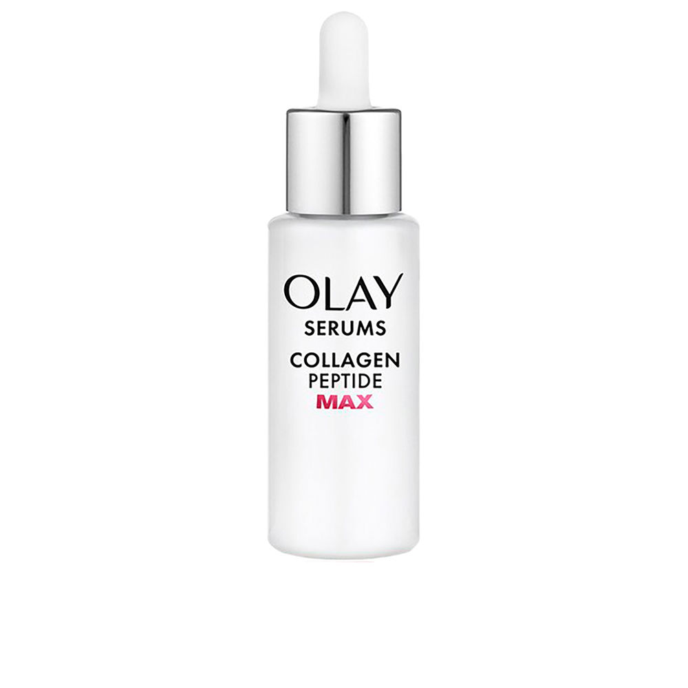 OlayRegeneristCollagenPeptide24MaxDaySerum40ml Bottle of Olay Regenerist Collagen Peptide24 Max Day Serum by Olay, a face serum indicated for hydrating menopausal skin.