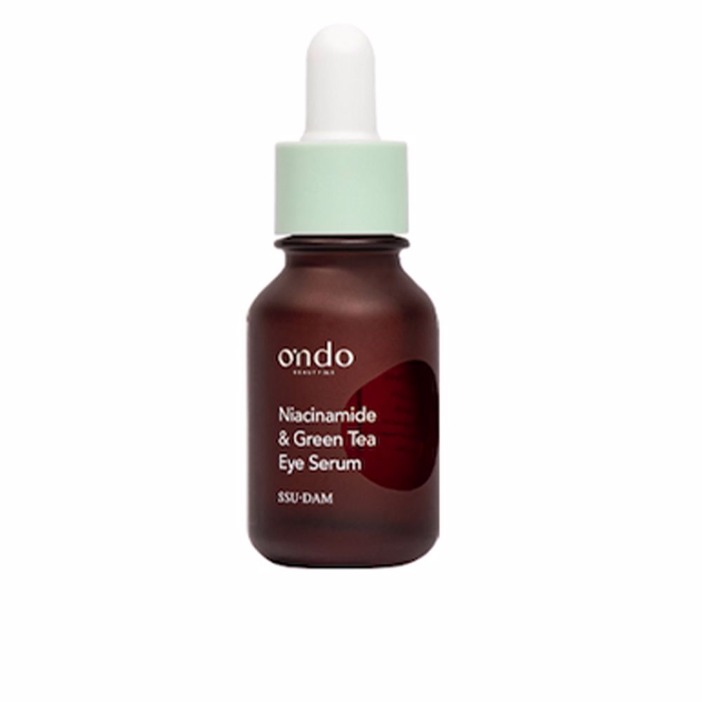 OndoBeautyNiacinamideAndGreenTeaEyeSerum15ml Bottle of Ondo Beauty Niacinamide And Green Tea Eye Serum by Ondo Beauty, a gel serum indicated for brightening the eye area.