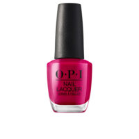 Bottle  of  Opi  Nail  Lacquer  by  Opi,  a  creamy  nail  polish  indicated  for  long-lasting  wear  and  a  natural  finish.