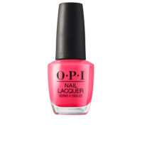 Bottle  of  Opi  Nail  Lacquer  by  Opi,  a  creamy  nail  polish  indicated  for  long-lasting  wear  and  a  natural  finish.