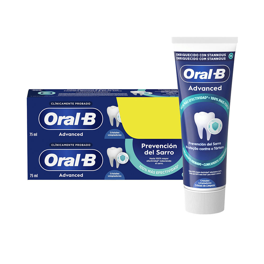 Oral-BAdvancedTartarPreventionToothpasteSet2x75ml オーラルB アドバンスド タータープリベンション トゥースペーストセット 2x75ml - 画像 (1)