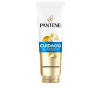 Bottle  of  Pantene  Classic  Care  Conditioner  by  Pantene,  a  lightweight  conditioner  indicated  for  hydrating  and  detangling  hair.