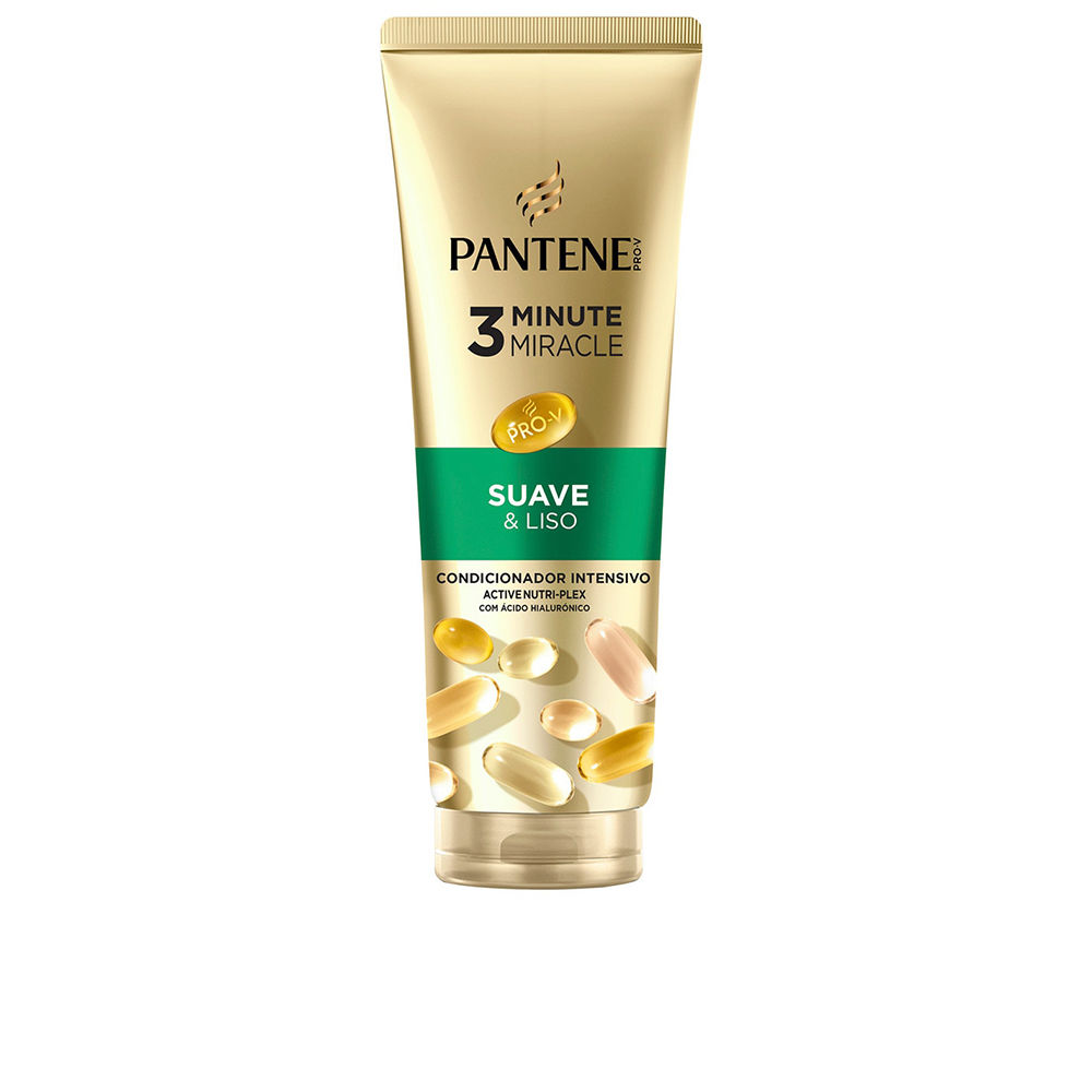 PanteneMiracle3MinuteSoftandSmoothIntensiveConditioner220ml Bottle of Pantene Miracle 3 Minute Soft and Smooth Intensive Conditioner by Pantene, a conditioner indicated for frizz control.