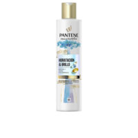 Bottle  of  Pantene  Miracle  Hydration  And  Shine  Shampoo  by  Pantene,  a  lightweight  shampoo  indicated  for  intense  hydration  and  shine.