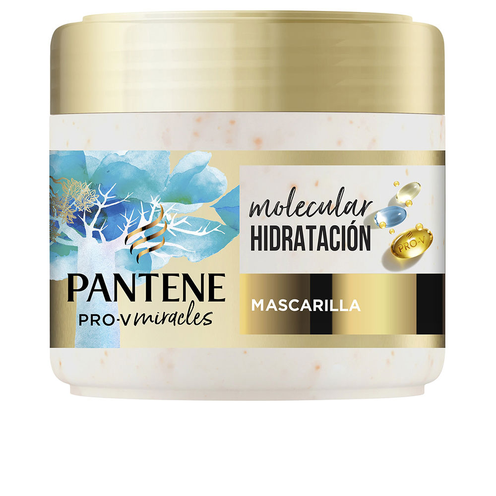 PanteneMiracleMolecularHydrationMask300ml Jar of Pantene Miracle Molecular Hydration Mask by Pantene, a hair mask indicated for intense hydration and radiant shine.