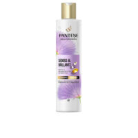 Bottle  of  Pantene  Miracle  Silky  Shine  Shampoo  by  Pantene,  a  lightweight  shampoo  indicated  for  repairing  and  smoothing  hair.
