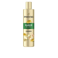 Bottle  of  Pantene  Soft  And  Smooth  Shampoo  by  Pantene,  a  shampoo  indicated  for  cleansing,  hydrating  and  softening  hair.