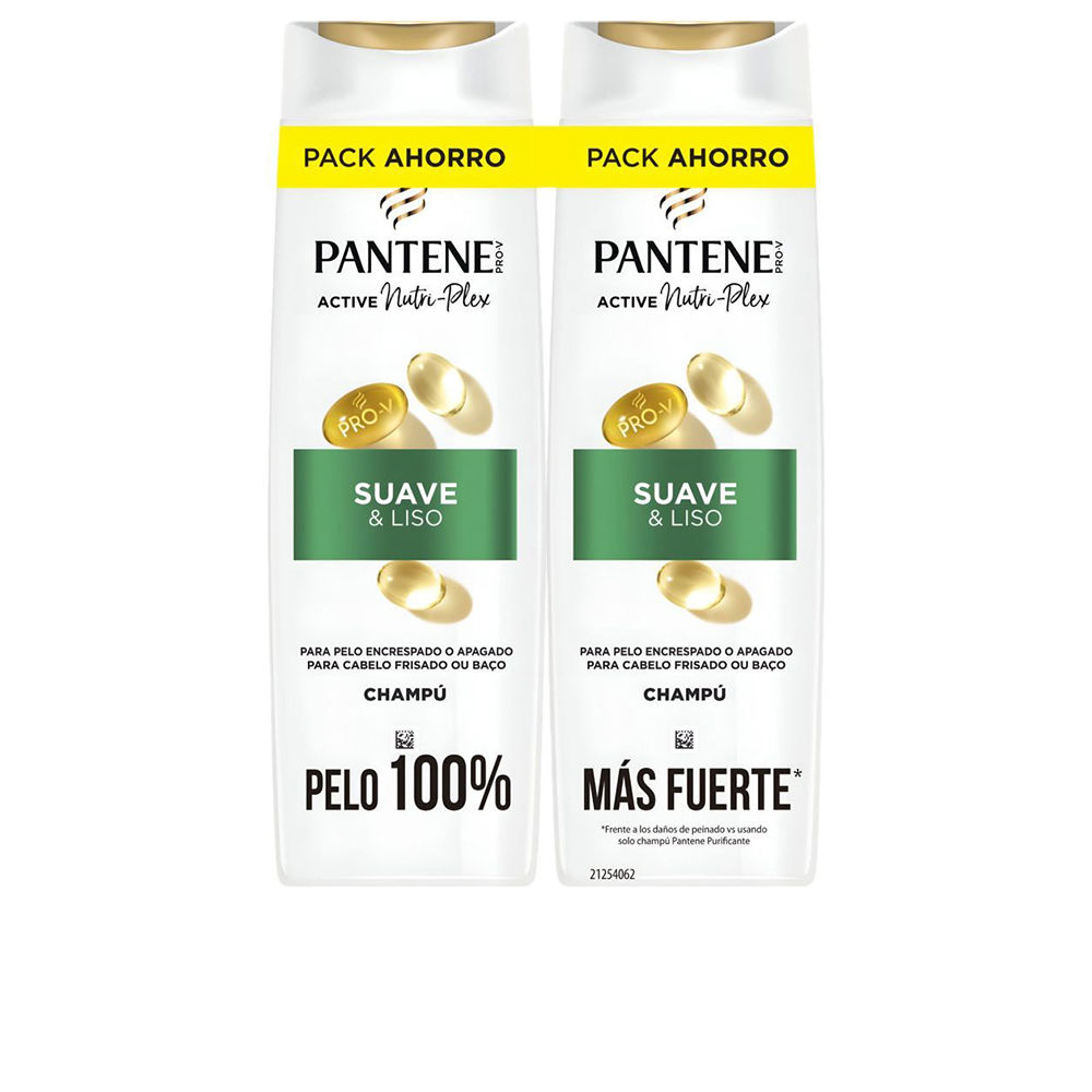 PanteneSoftandSmoothShampooSet2x325ml Bottle of Pantene Soft and Smooth Shampoo by Pantene, a lightweight shampoo indicated for hydrating and softening hair.