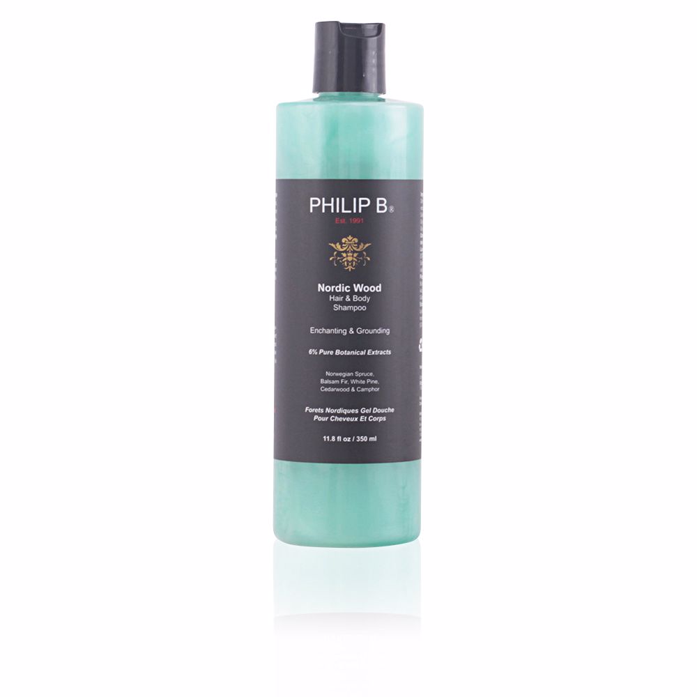 PhilipBNordicWoodHairAndBodyShampoo350ml Philip B Nordic Wood Hair And Body Shampoo 350ml