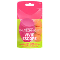 Real Techniques Vivid Escape XL + Mini Miracle Complexion Sponge Set