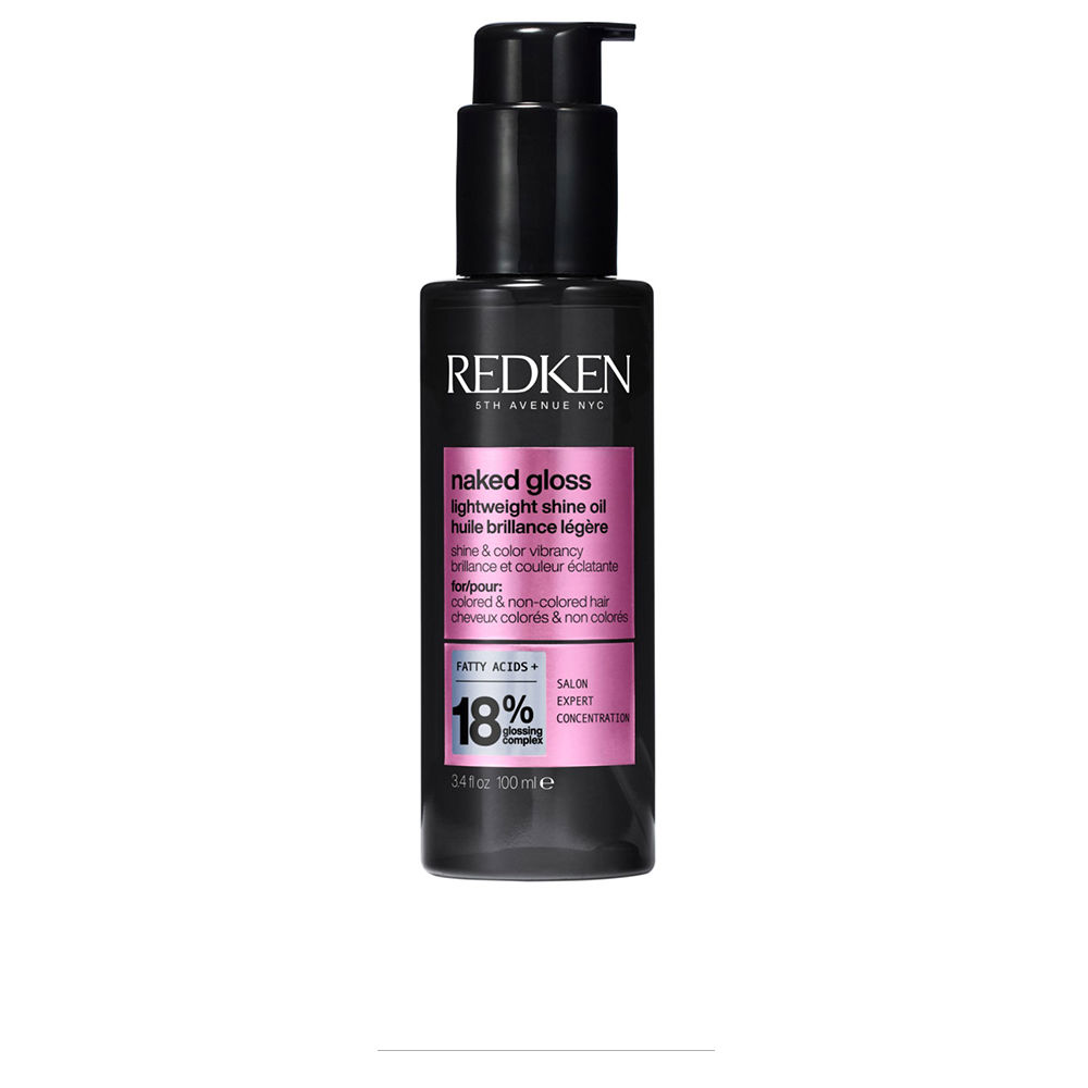 RedkenNakedGlossLightweightShineOil100ml Redken Naked Gloss Aceite Ligero Brillo 100ml - Image 1