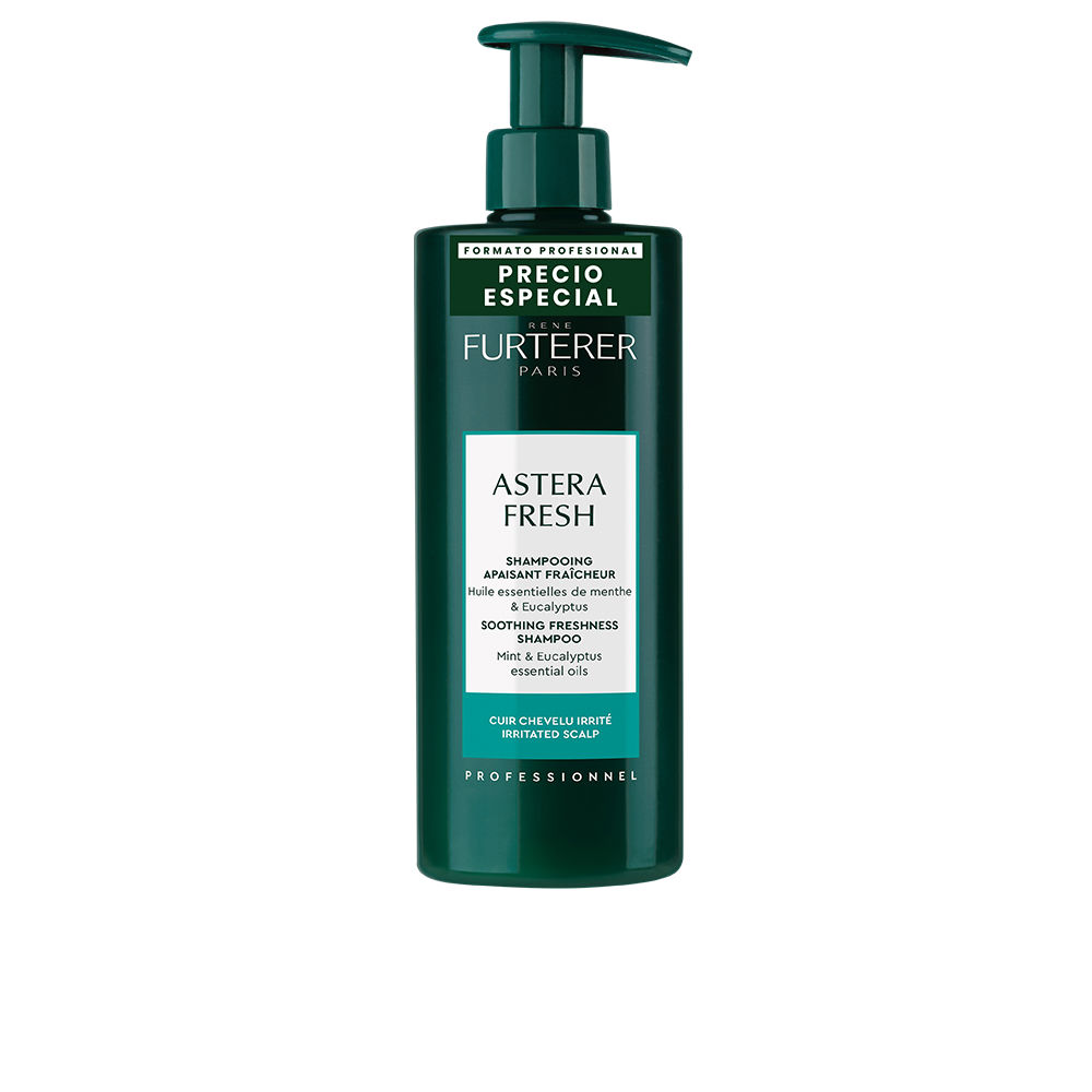 ReneFurtererProfessionalAsteraFreshSoothingFreshnessShampoo500ml Bottle of Rene Furterer Professional Astera Fresh Shampoo by Rene Furterer, a shampoo indicated for soothing the irritated scalp.