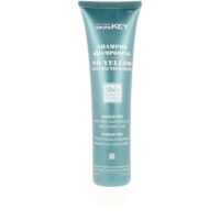 Bottle  of  Saryna  Key  No-Yellow  Shampoo  by  Saryna,  a  shampoo  indicated  for  neutralizing  yellow  tones  in  lightened  or  grey  hair.
