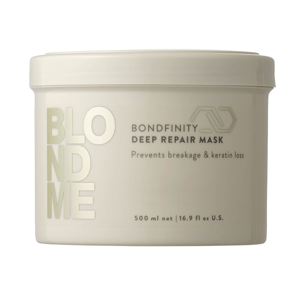 SchwarzkopfBlondmeBondfinityDeepRepairMask500ml Schwarzkopf Blondme Bondfinity Máscara Reparadora Profunda 500ml - Image 1