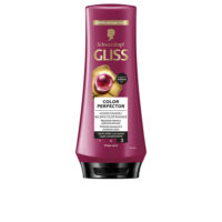 Bottle  of  Schwarzkopf  Gliss  Color  Perfector  Conditioner,  a  repairing  conditioner  indicated  for  strengthening  colored  hair.
