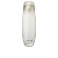 Bottle  of  Sensai  Absolute  Silk  Micro  Essence-In-Lotion  by  Sensai,  a  liquid  lotion  indicated  for  anti-aging  and  skin  moisture.