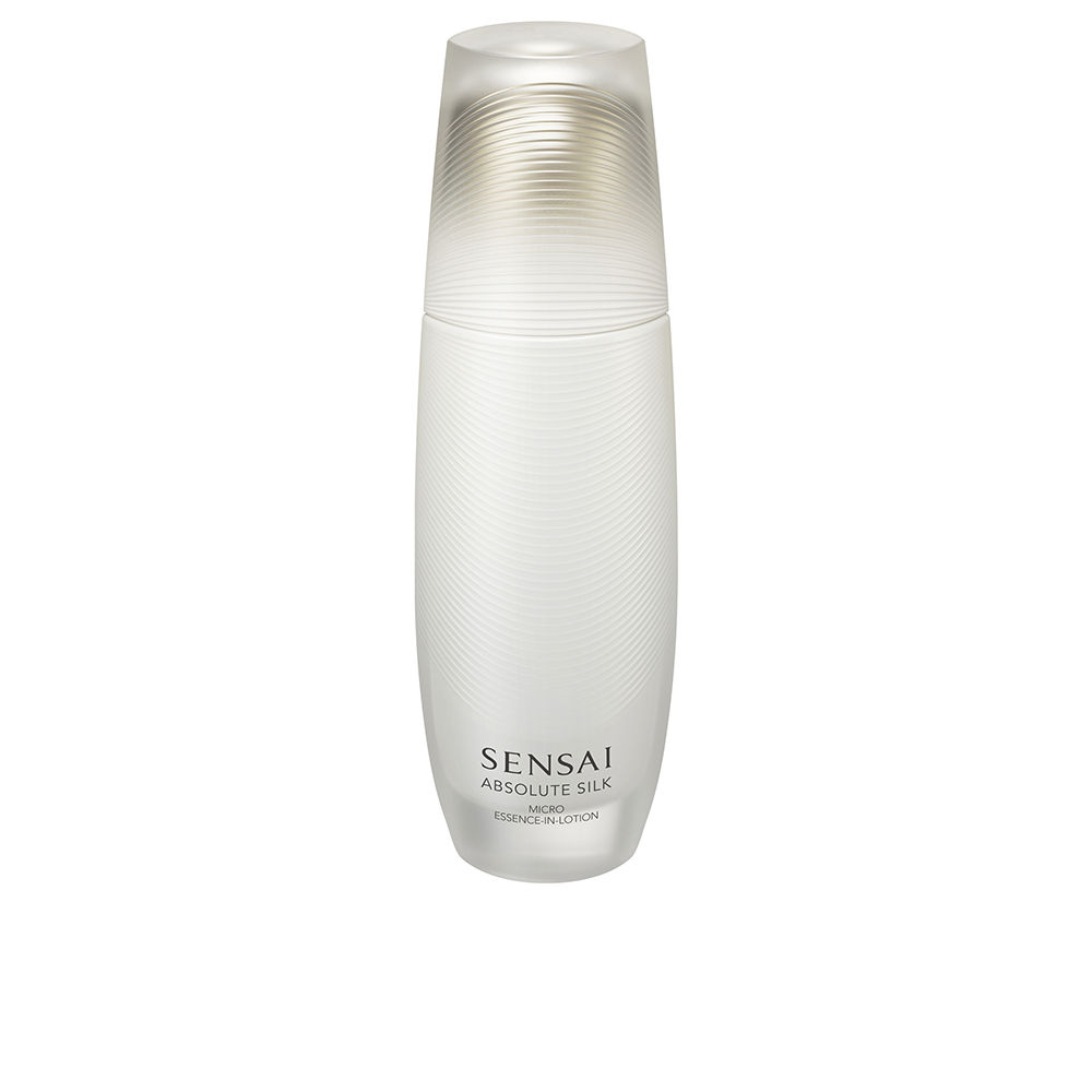 SensaiAbsoluteSilkMicroEssence-In-Lotion125ml Bottle of Sensai Absolute Silk Micro Essence-In-Lotion by Sensai, a liquid lotion indicated for anti-aging and skin moisture.