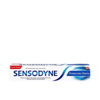 Tube  of  Sensodyne  Daily  Protection  Toothpaste  by  Sensodyne,  a  toothpaste  indicated  for  relief  from  tooth  sensitivity.