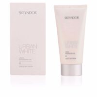 Jar  of  Skeyndor  Urban  White  Shield  Day  Cream  by  Skeyndor,  a  lightweight  cream  indicated  for  pollution  protection  and  radiance.
