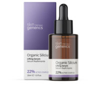 Bottle  of  Skin  Generics  Organic  Silicium  Firming  Serum  22%  by  Skin  Generics,  a  serum  indicated  for  enhancing  firmness  and  elasticity.