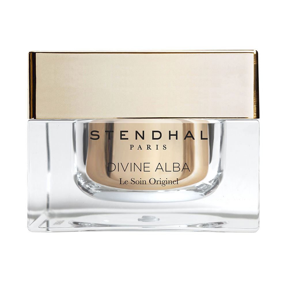 StendhalDivineAlbaLeSoinOriginelDayCream50ml Jar of Stendhal Divine Alba Le Soin Originel by Stendhal, a creamy day cream indicated for skin aging and hydration.